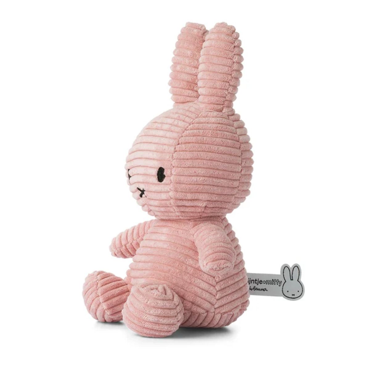 Bon Ton Toys Miffy ECO Corduroy Plush 9 inches - Pink - Iconic Timeless Design