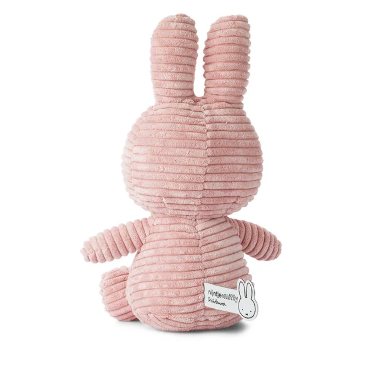 Bon Ton Toys Miffy ECO Corduroy Plush 9 inches - Pink - Soft Corduroy Texture